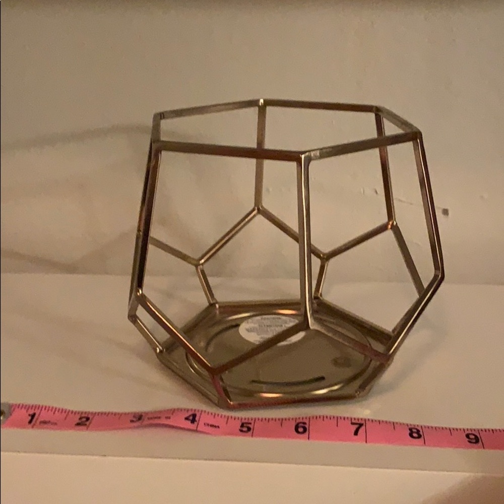 Bath & Body Works Candle Terrarium -Gold